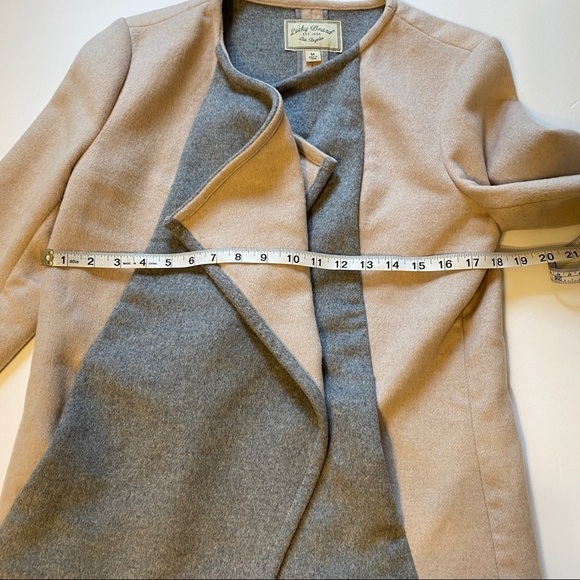 Lucky Brand jacket, wool blend waterfall open drape size medium - Picture 3 of 12